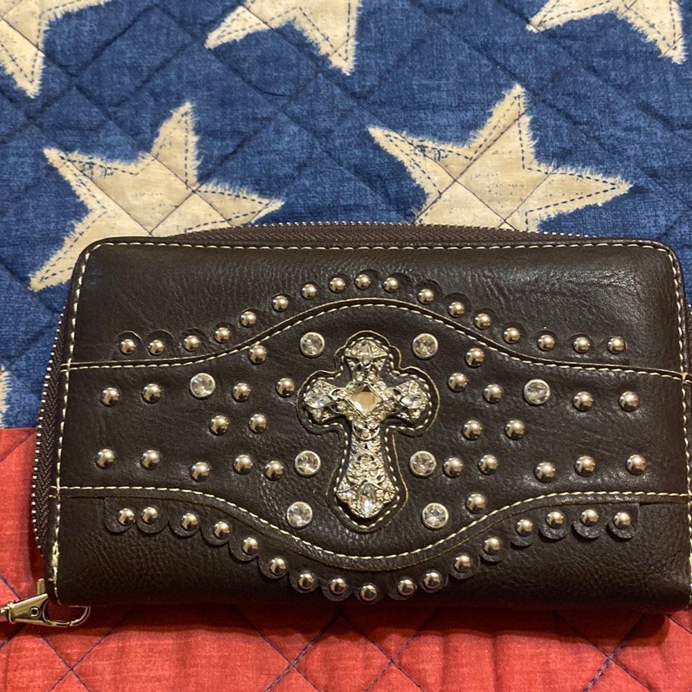 Rustic couture wallet